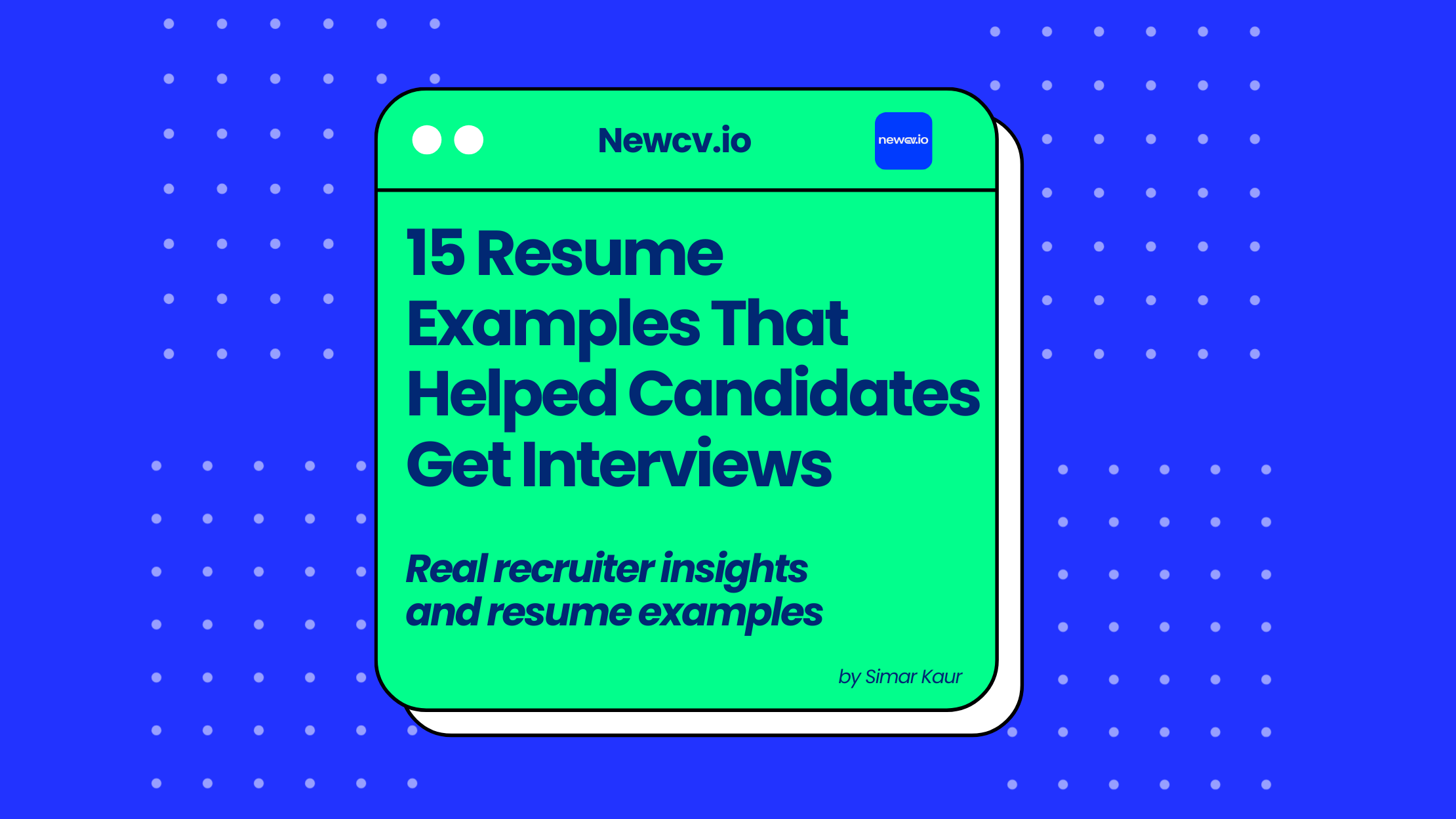 15 Resume Examples That Helped Candidates Get Interviews
