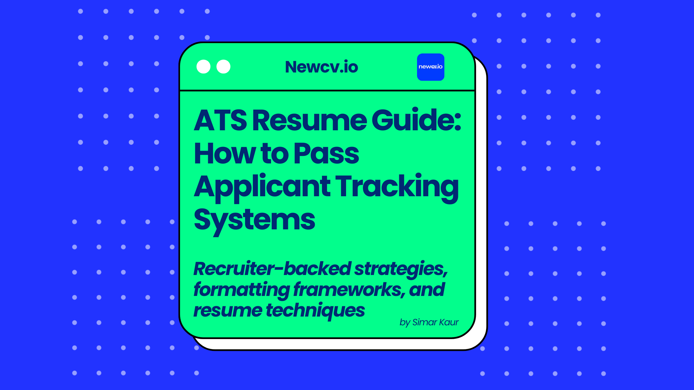 ATS Resume Guide: How to Pass Applicant Tracking Systems