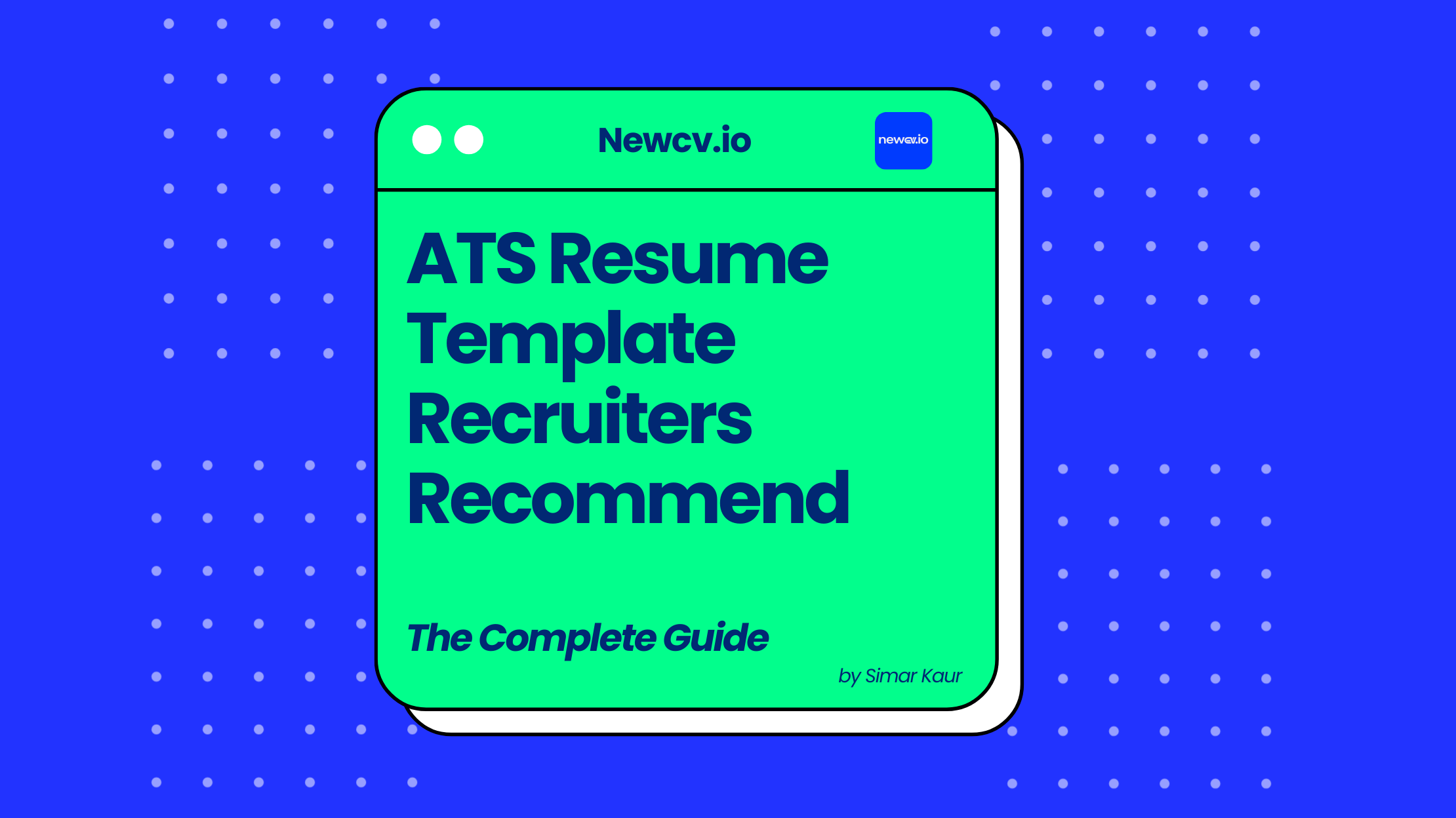 ATS Resume Template Recruiters Recommend