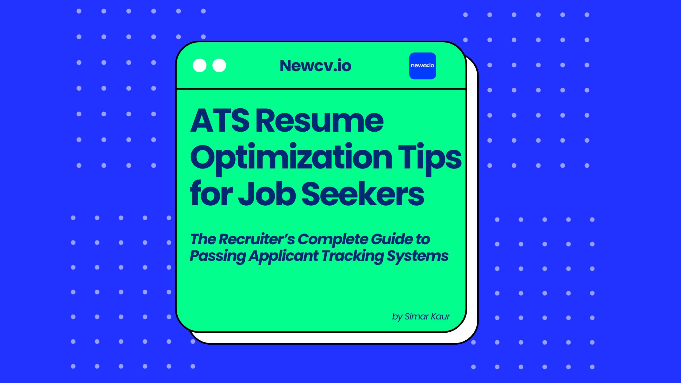 ATS Resume Optimization Tips for Job Seekers