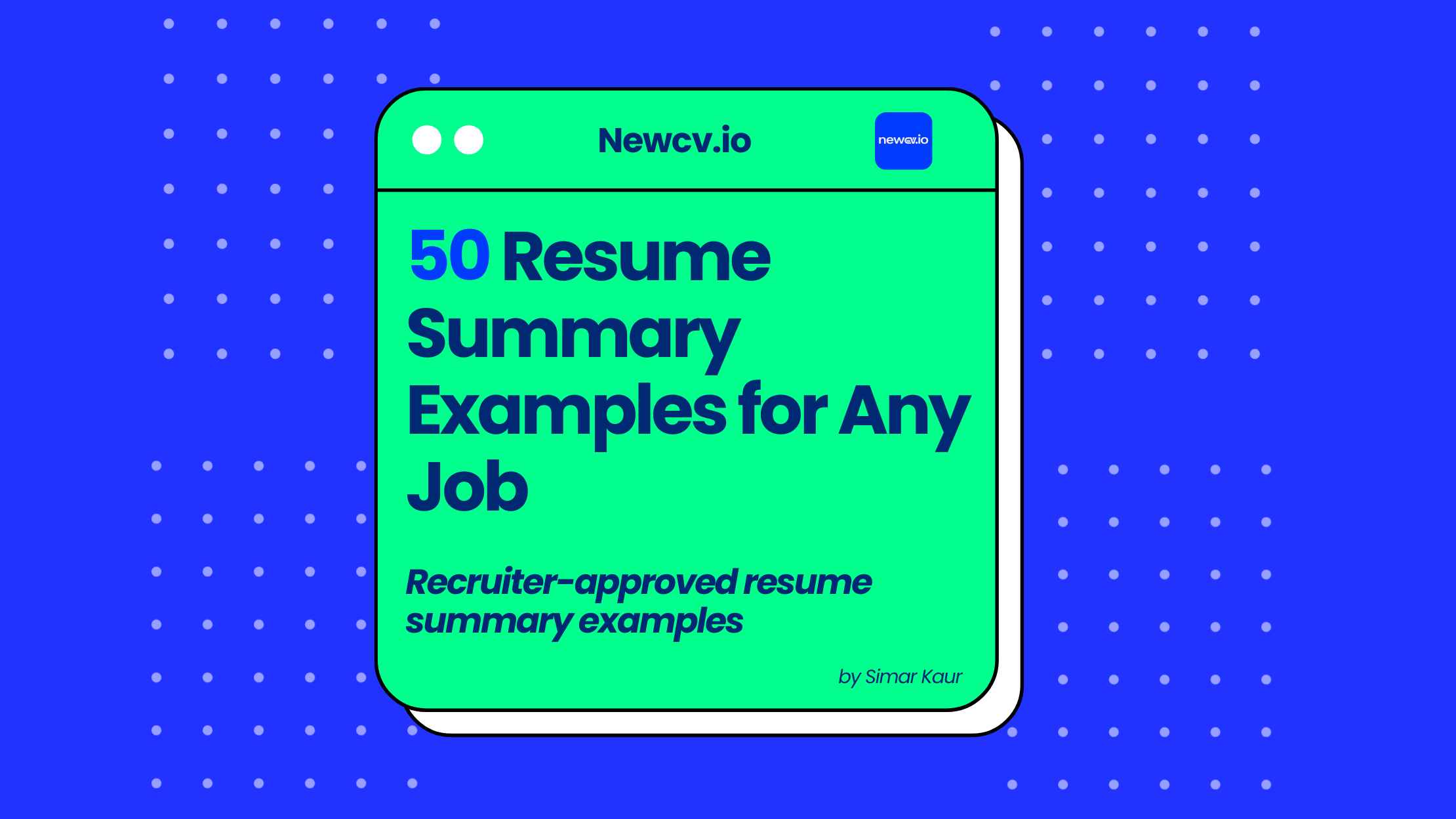 50 Resume Summary Examples for Any Job