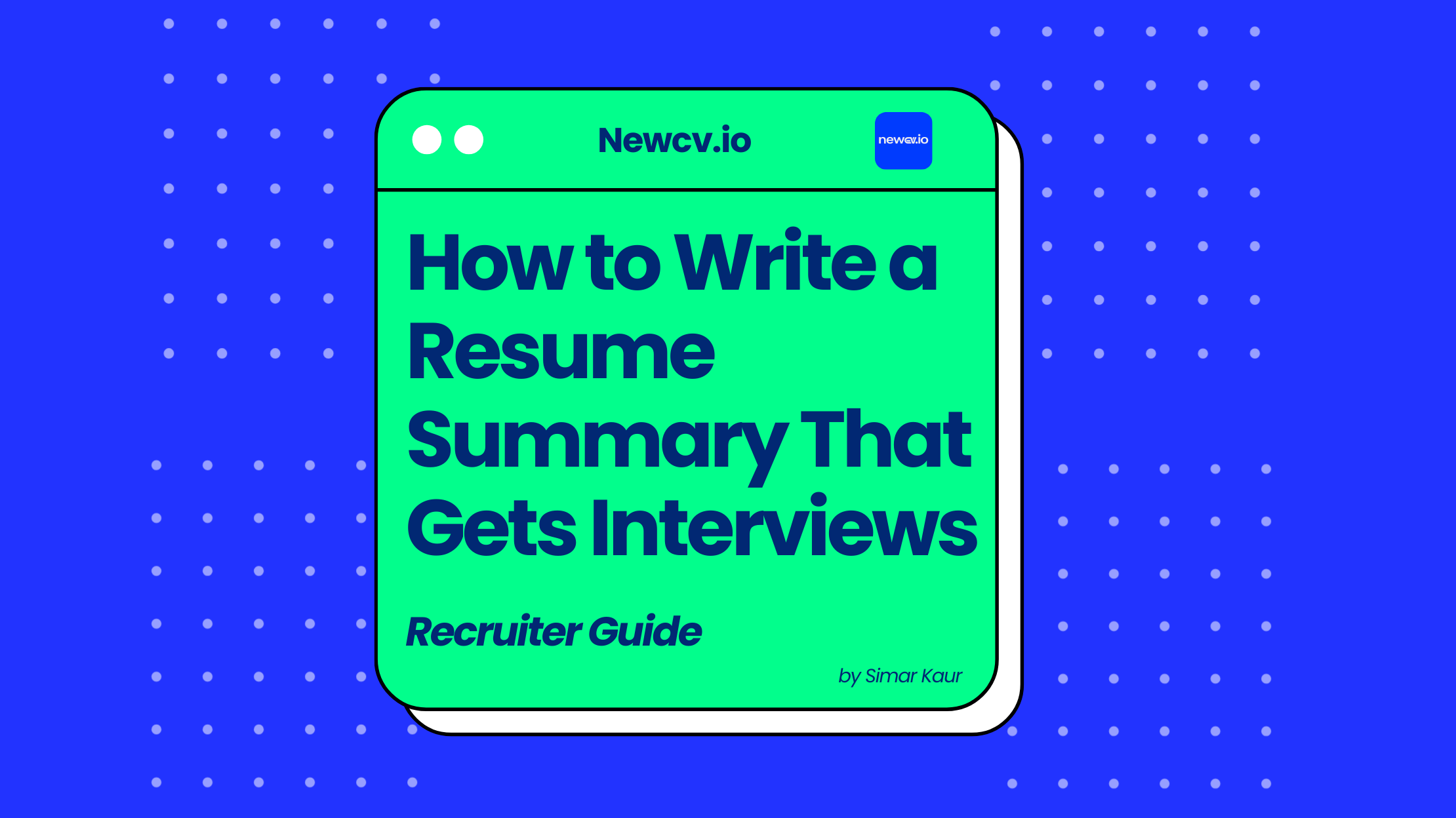 How to Write a Resume Summary That Gets Interviews