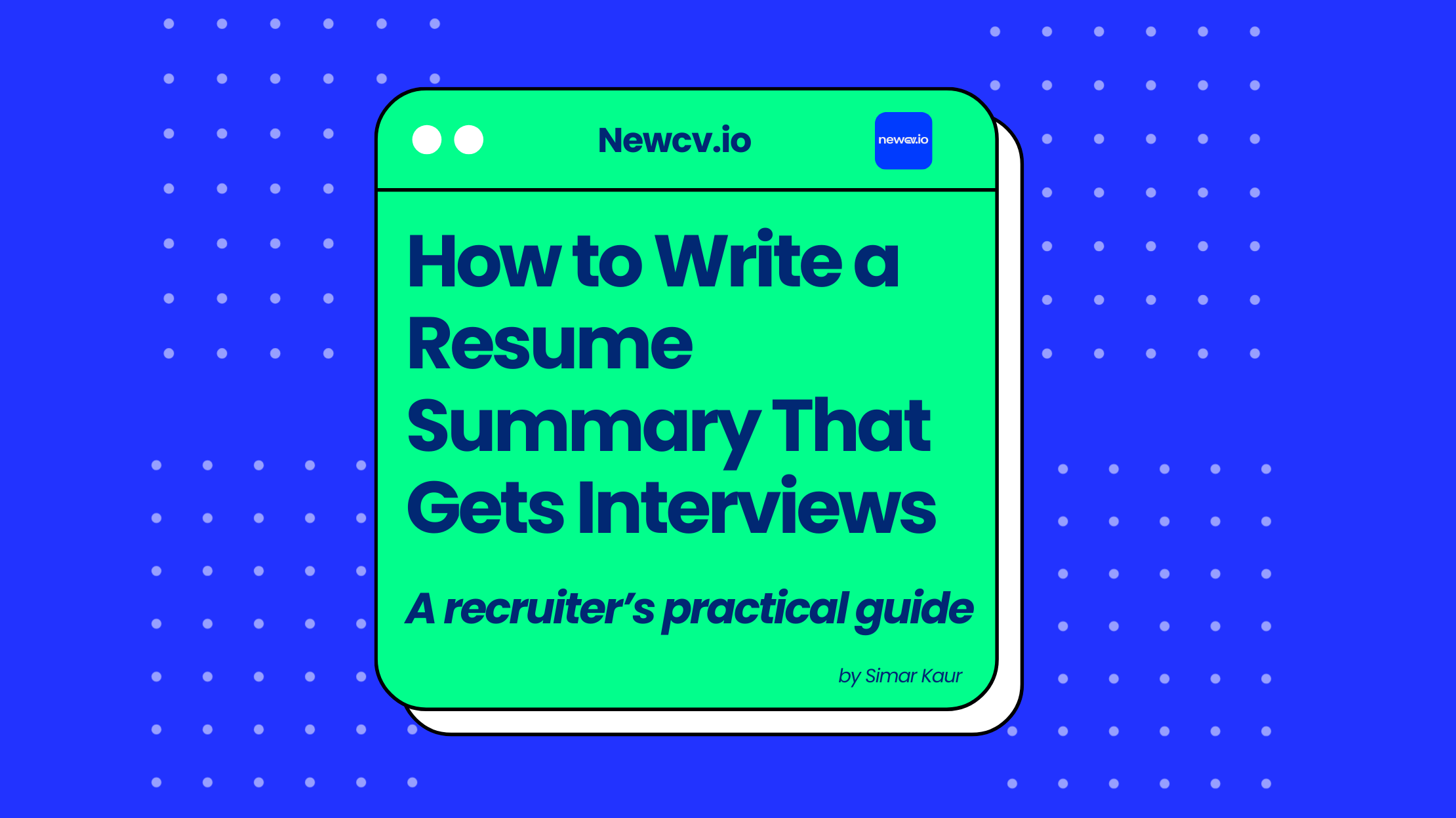How to Write a Resume Summary That Gets Interviews