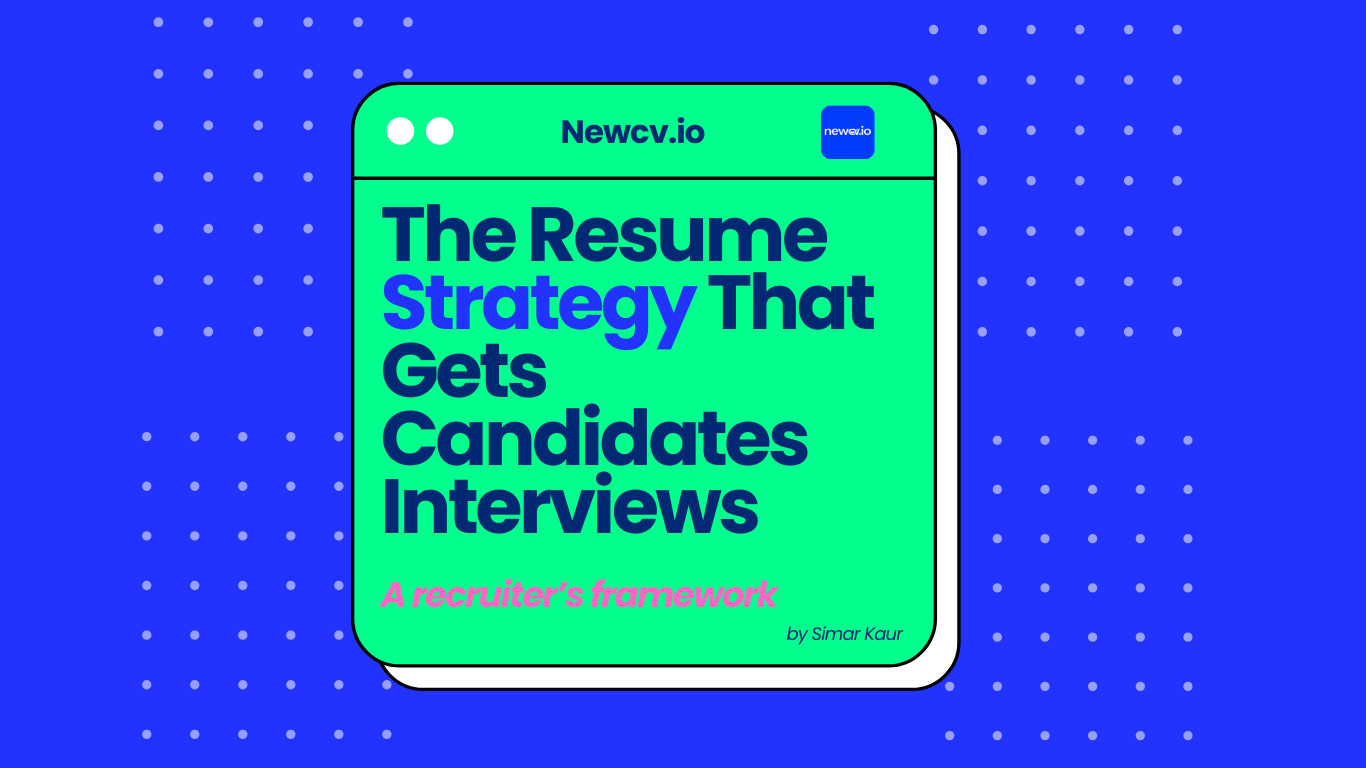 The Resume Strategy That Gets Candidates Interviews