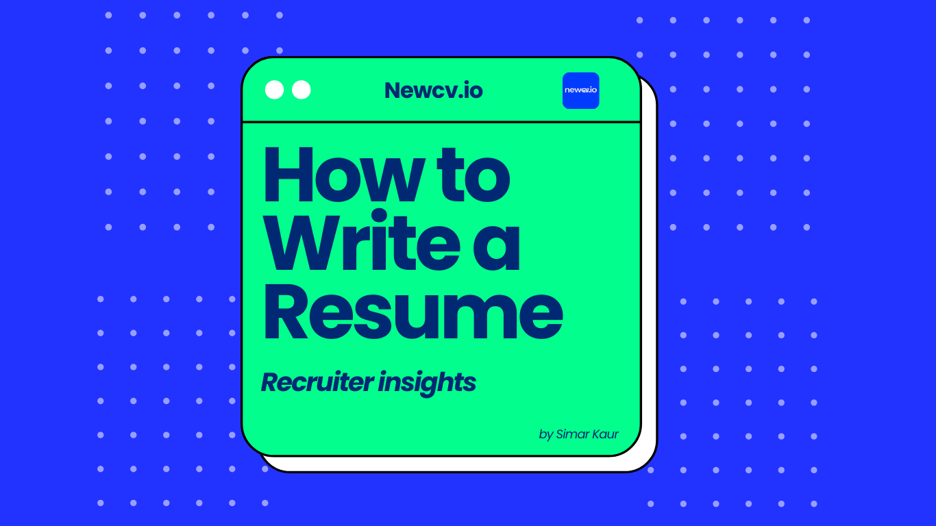 How to Write a Resume (From a Recruiter Who Has Reviewed 35,000+ Candidates)