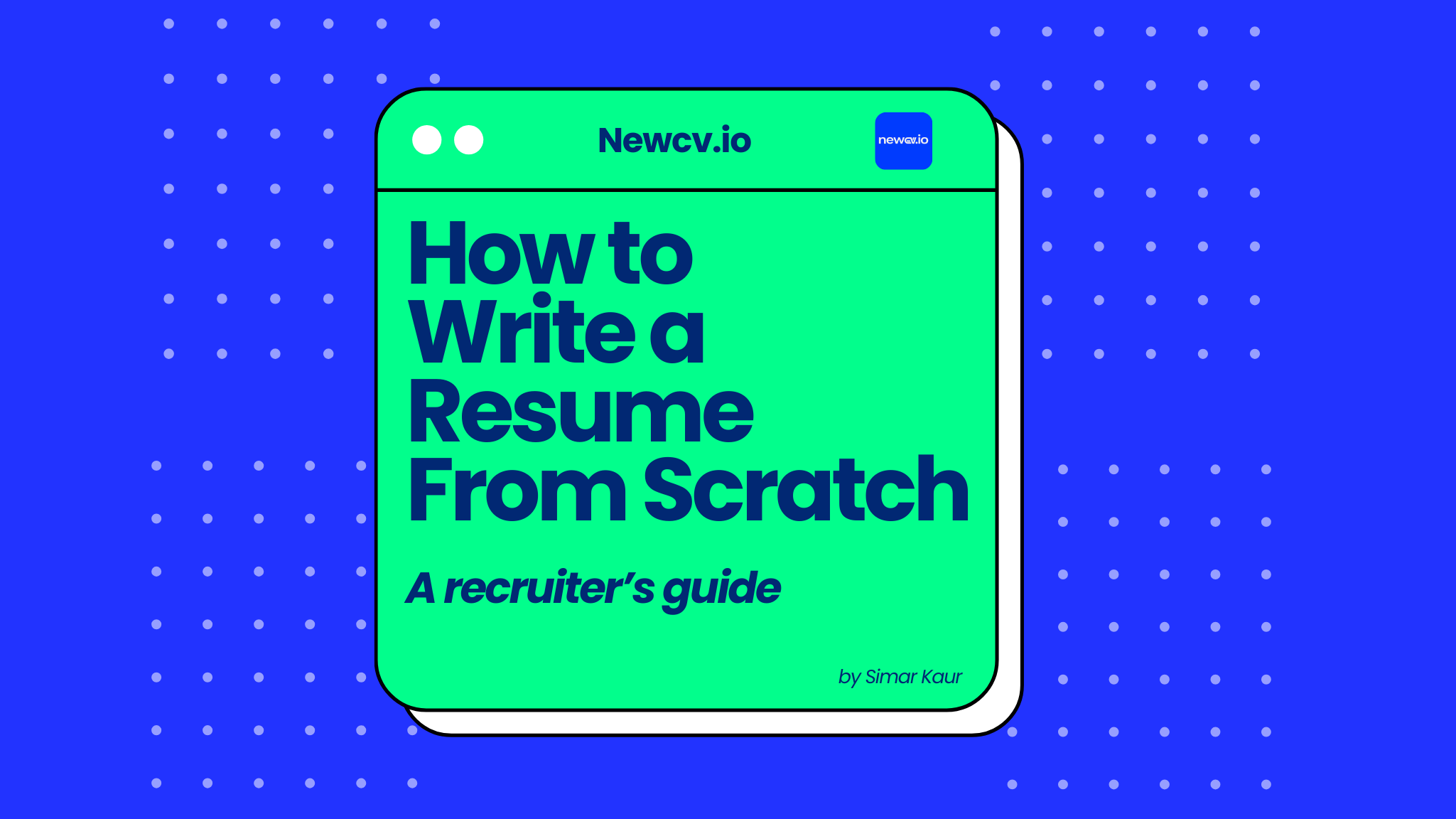 How to Write a Resume From Scratch