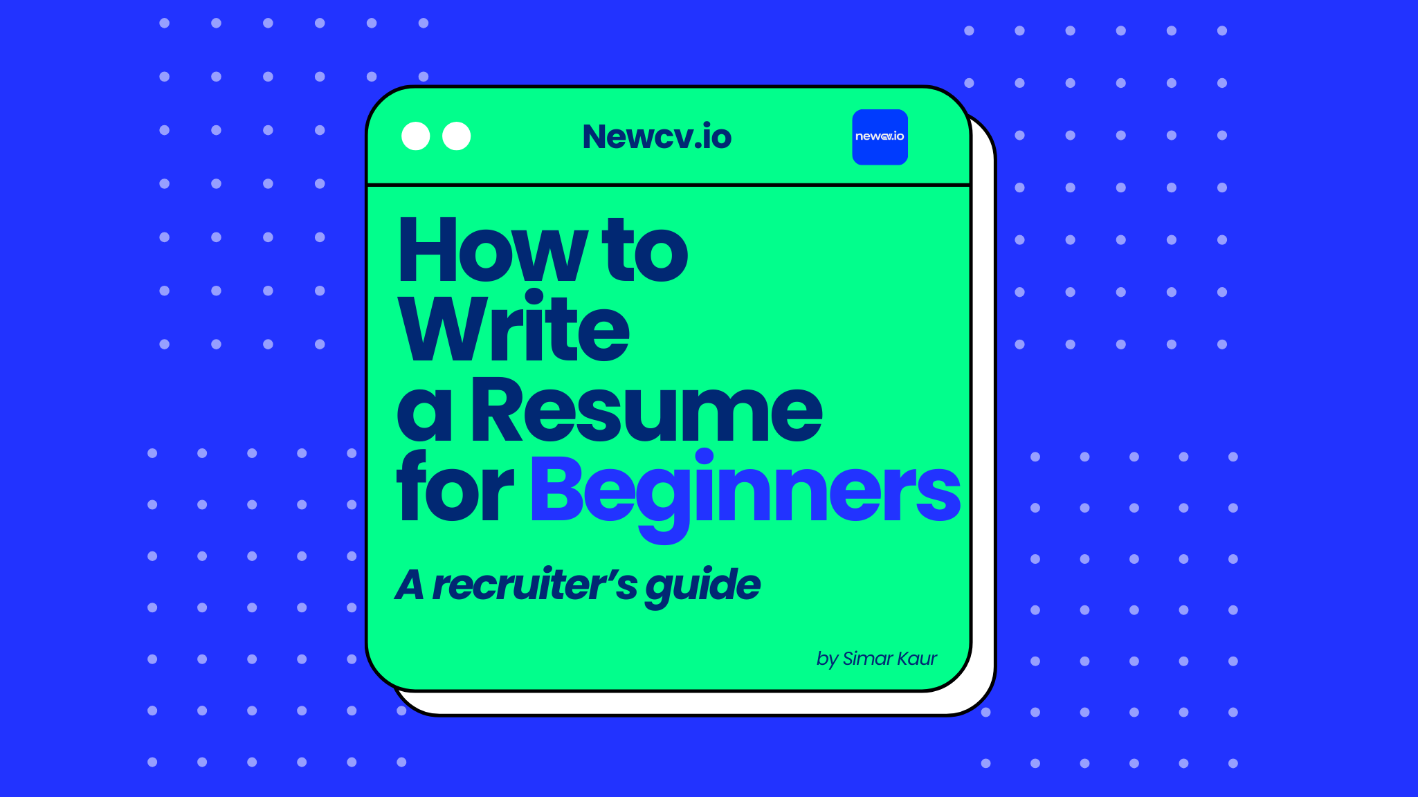 How to Write a Resume for Beginners