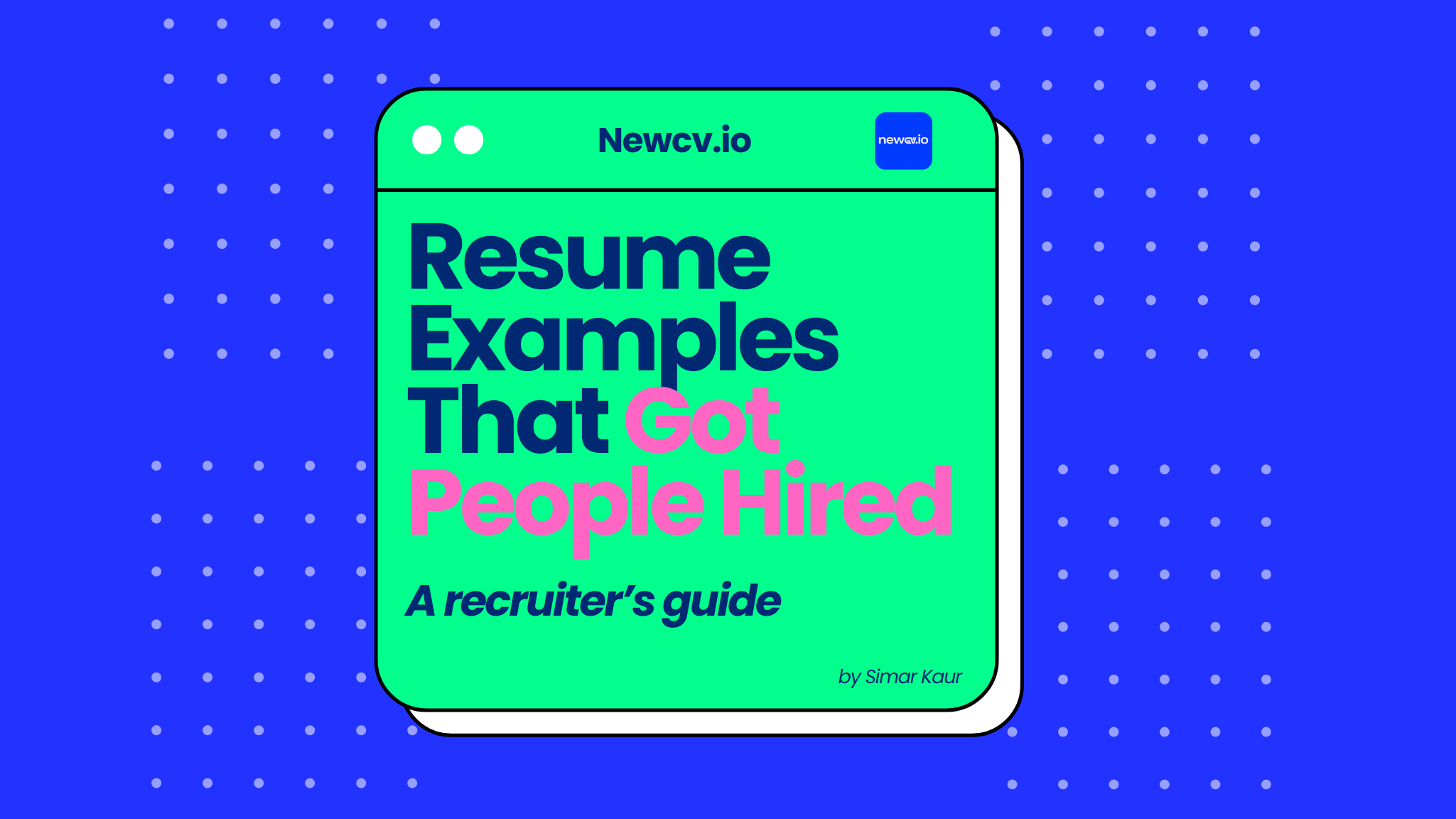 Resume Examples That Got People Hired