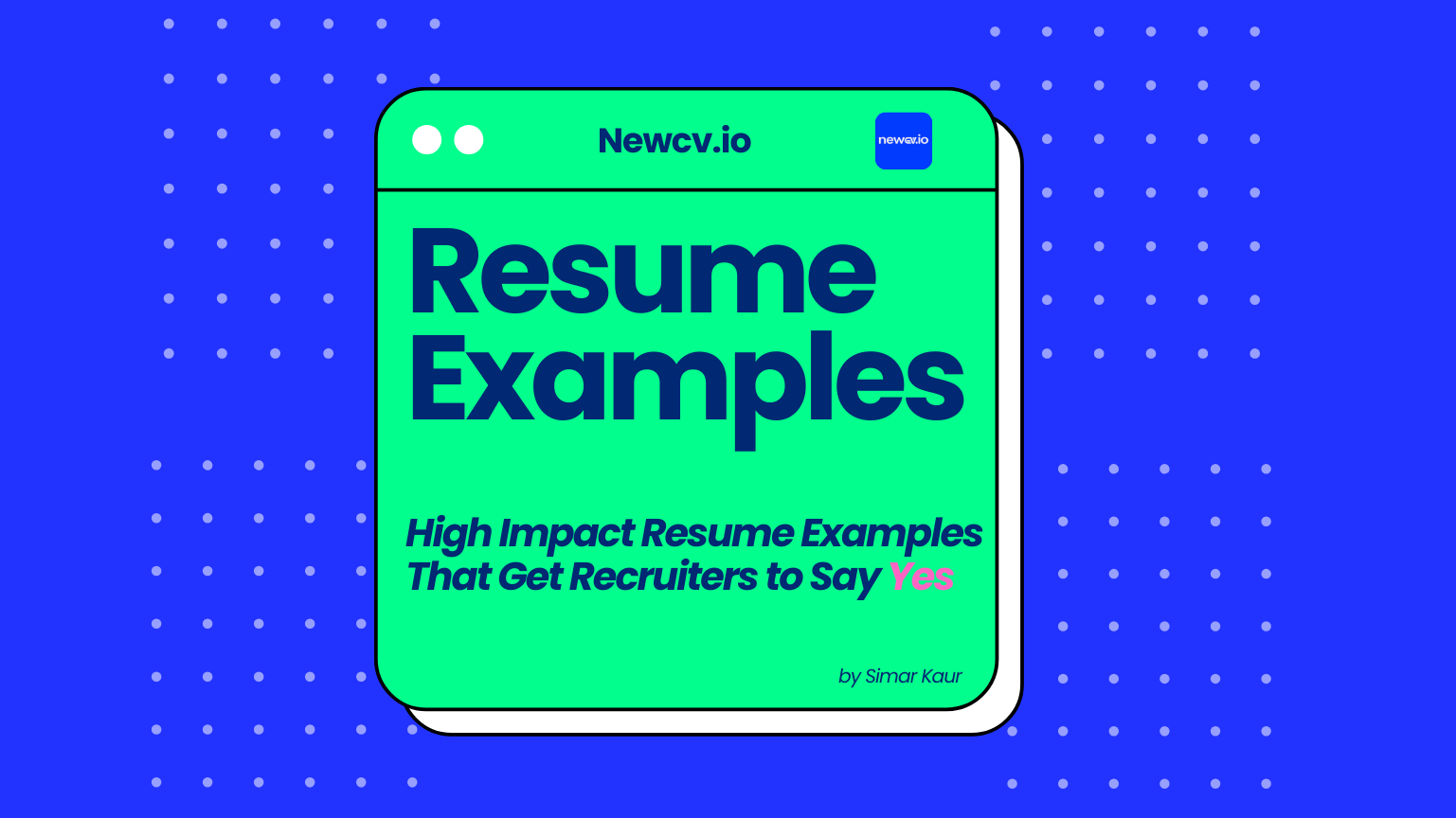 Resume Examples